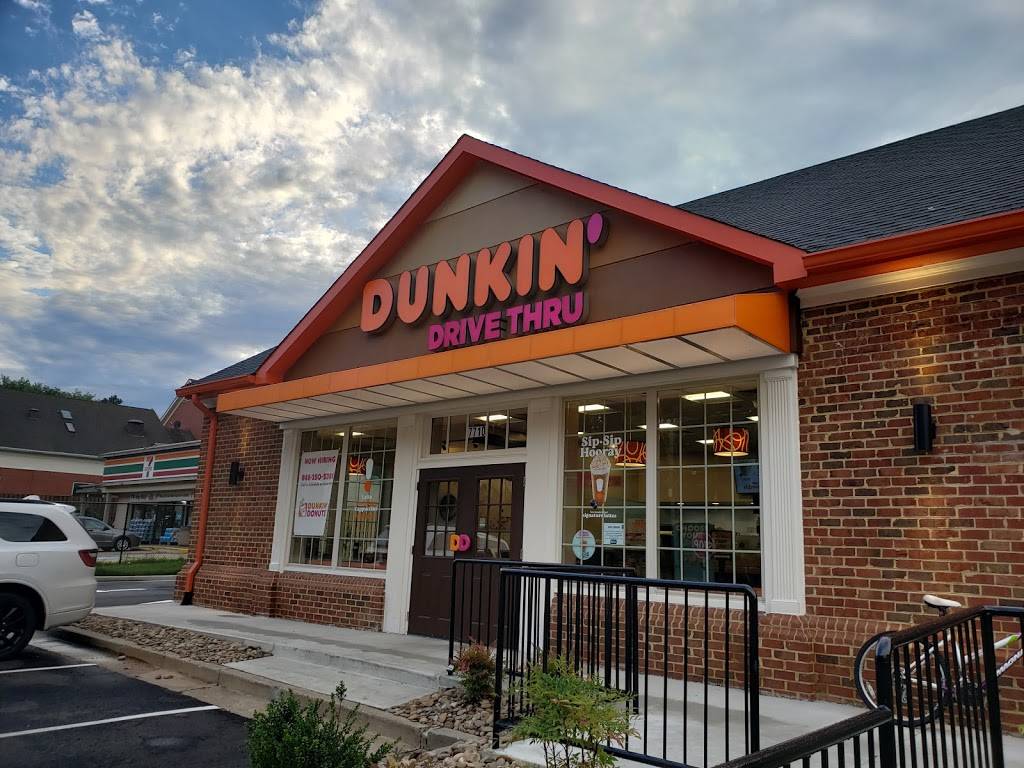 Dunkin | bakery | 7710 Telegraph Rd, Alexandria, VA 22315, USA | 5715090999 OR +1 571-509-0999