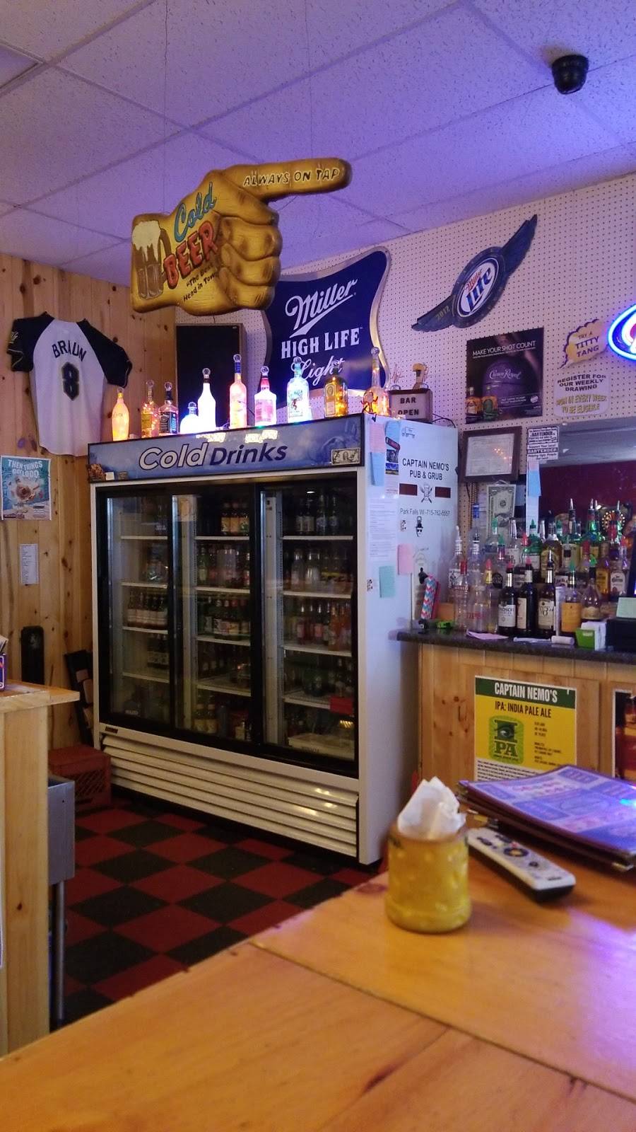 Captain Nemos Pub & Grub | night club | 214 2nd Ave N, Park Falls, WI 54552, USA | 7157625557 OR +1 715-762-5557