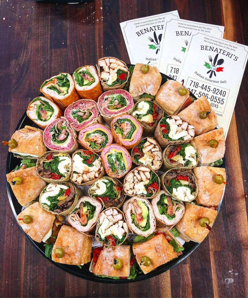 Benateris Italian Gourmet Deli & Catering | restaurant | 129-21 14th Ave, College Point, NY 11356, USA | 7184459240 OR +1 718-445-9240
