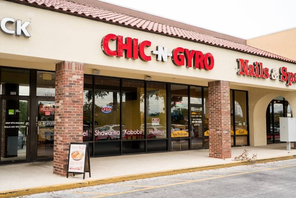 Chic-N-Gyro | restaurant | 520 West State Road 436 #1112, Altamonte Springs, FL 32714, USA | 4075438484 OR +1 407-543-8484