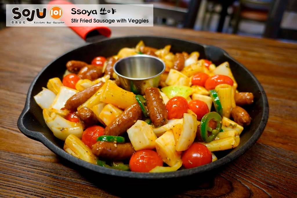 Soju 101 Karaoke, Bar & Korean Kitchen | restaurant | 11445 Emerald St #101, Dallas, TX 75229, USA | 4698029101 OR +1 469-802-9101