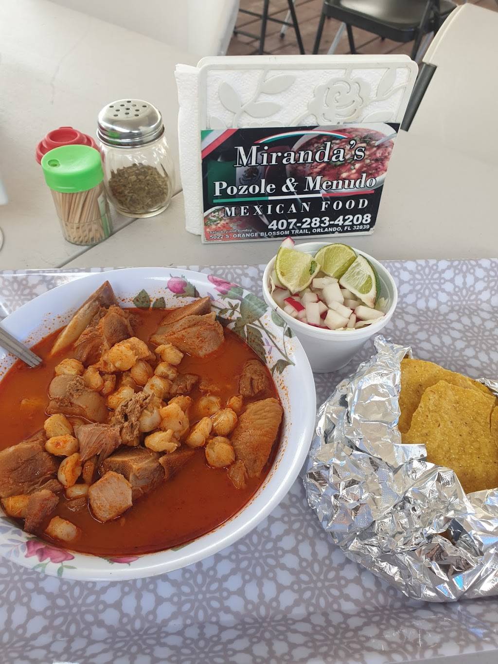 Mirandas POZOLE & MENUDO MEXICAN FOOD | restaurant | 5022 S Orange Blossom Trail, Orlando, FL 32839, USA | 4072834208 OR +1 407-283-4208