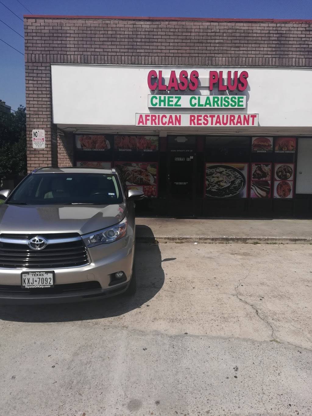 Class Plus Chez Clarisse | restaurant | 4020 Synott Rd STE 10, Houston, TX 77082, USA | 8327482493 OR +1 832-748-2493