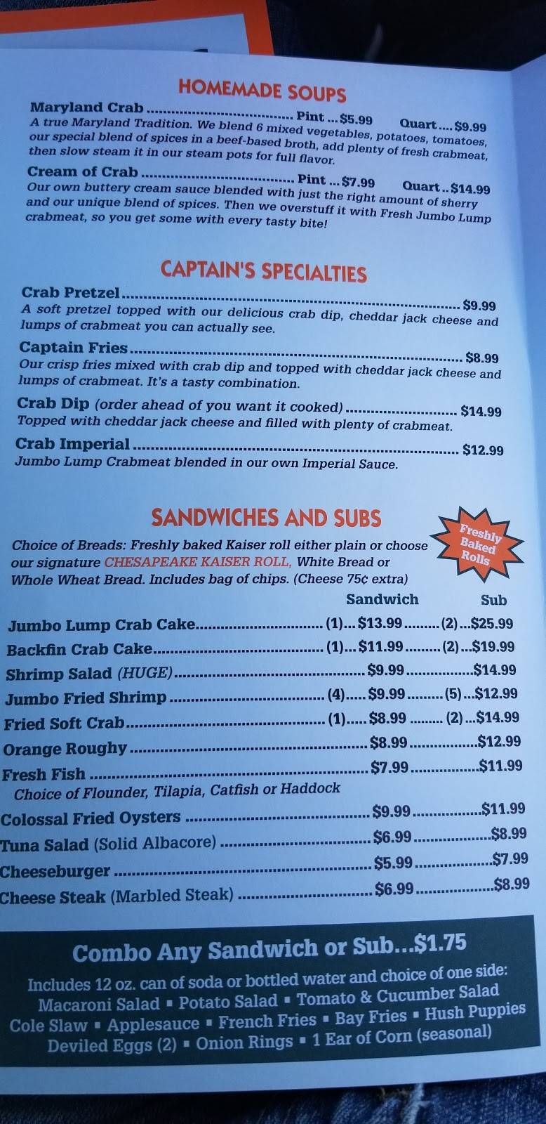 Captain Treys Crabs & Seafood Carry Out | restaurant | 10625 York Rd, Cockeysville, MD 21030, USA | 4106664646 OR +1 410-666-4646