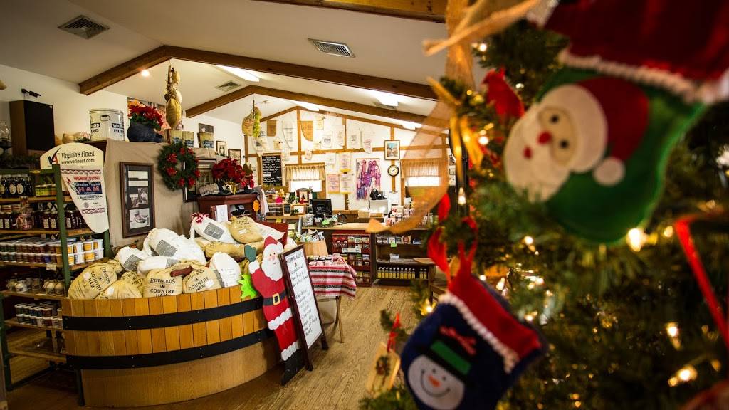 Edwards Ham Shop of Surry | meal takeaway | 11381 Rolfe Hwy, Surry, VA 23883, USA | 7572943688 OR +1 757-294-3688