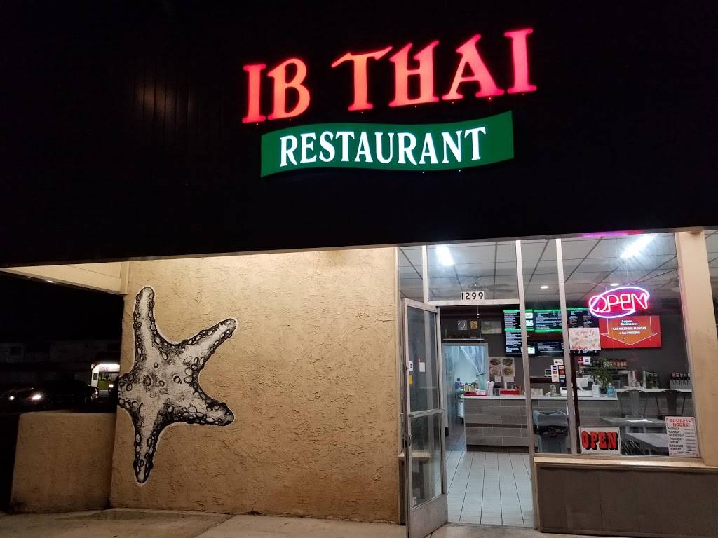 IB Thai | restaurant | 1299 Imperial Beach Blvd, Imperial Beach, CA 91932, USA | 6196488539 OR +1 619-648-8539