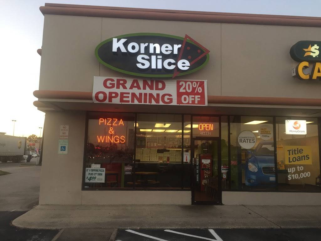 Korner Slice | restaurant | 6207, 16882 Stuebner Airline Road, Spring, TX 77379, USA | 8329532816 OR +1 832-953-2816
