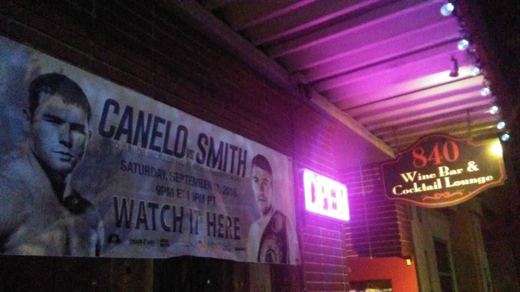 840 Wine Bar & Cocktail Lounge | night club | 840 Brewster Ave, Redwood City, CA 94063, USA | 6503640840 OR +1 650-364-0840