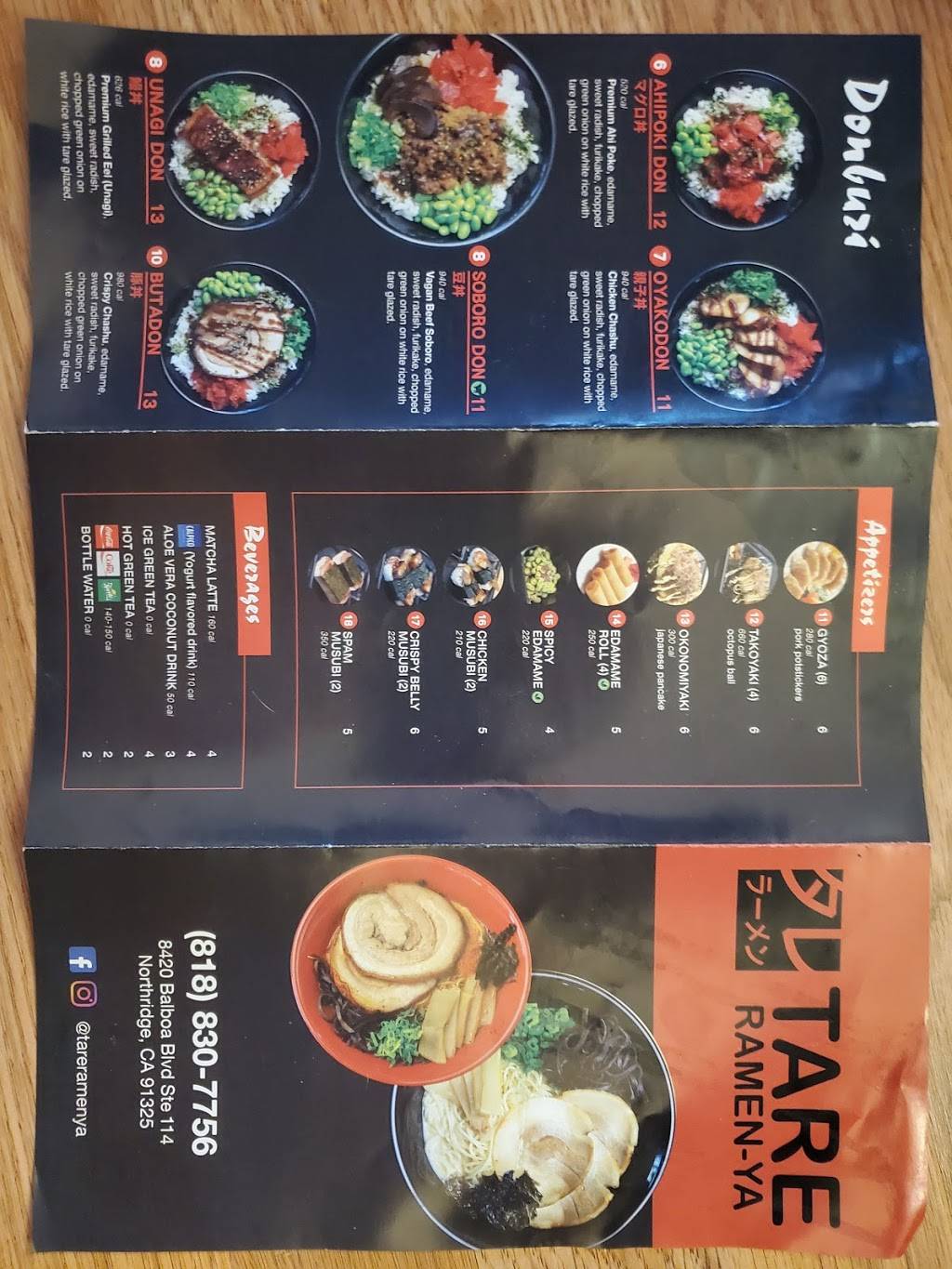 Tare Ramen-Ya | restaurant | 8420 Balboa Blvd, Northridge, CA 91325, USA | 8188307756 OR +1 818-830-7756