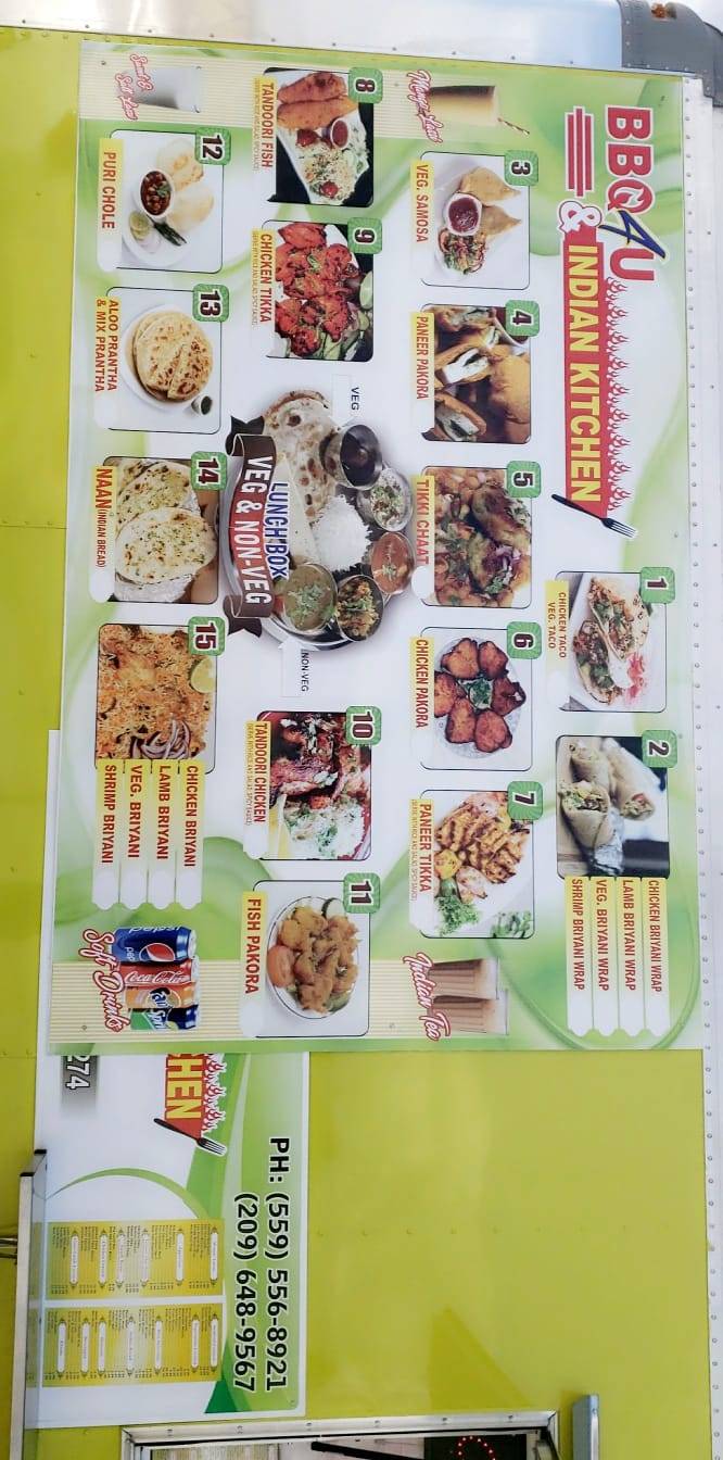 BBQ-4-U & Indian Kitchen | restaurant | 2811 S Blackstone St, Tulare, CA 93274, USA | 5595568921 OR +1 559-556-8921