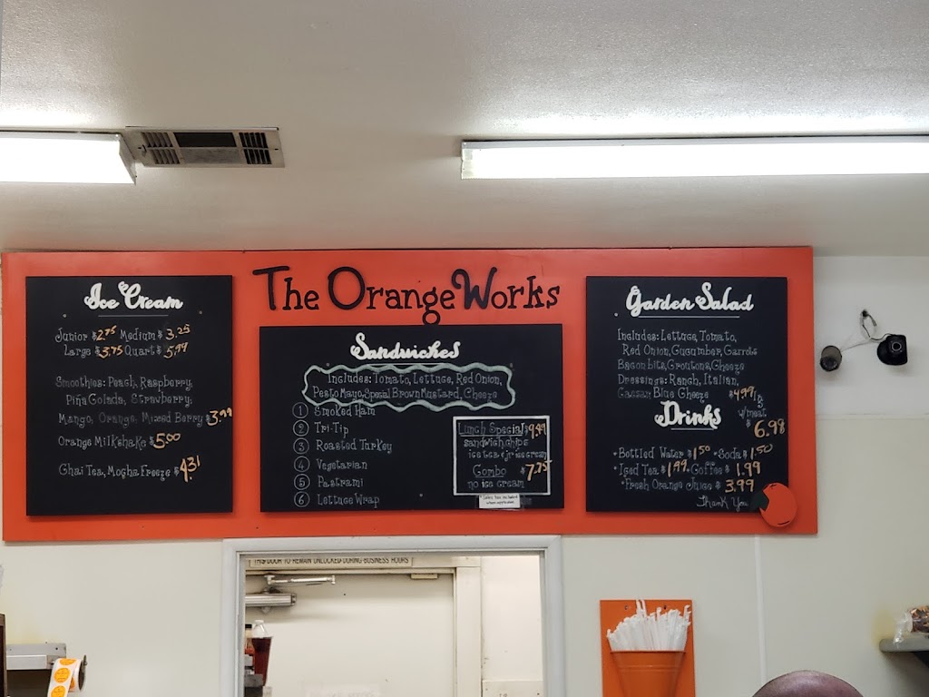 The Orange Works Café | cafe | 22314 Ave 196, Strathmore, CA 93267, USA | 5595682658 OR +1 559-568-2658