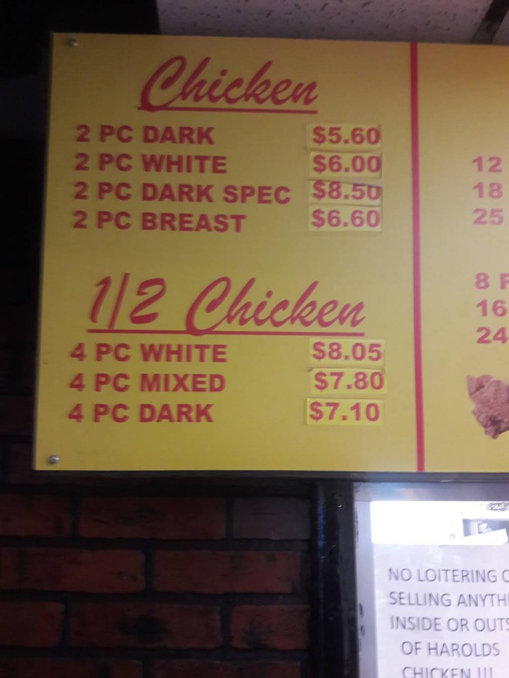 Harolds Chicken Shack | restaurant | 12700 S Halsted St, Chicago, IL 60628, USA | 7737854153 OR +1 773-785-4153