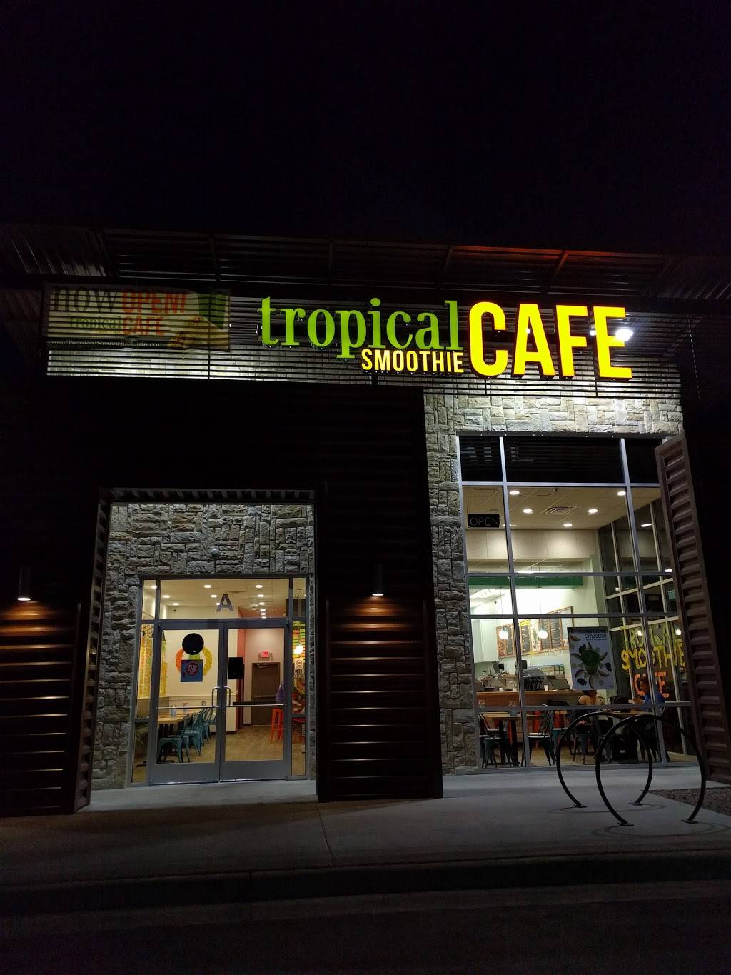 Tropical Smoothie Cafe | restaurant | 1513 N Zaragoza Rd, El Paso, TX 79936, USA | 9153037080 OR +1 915-303-7080