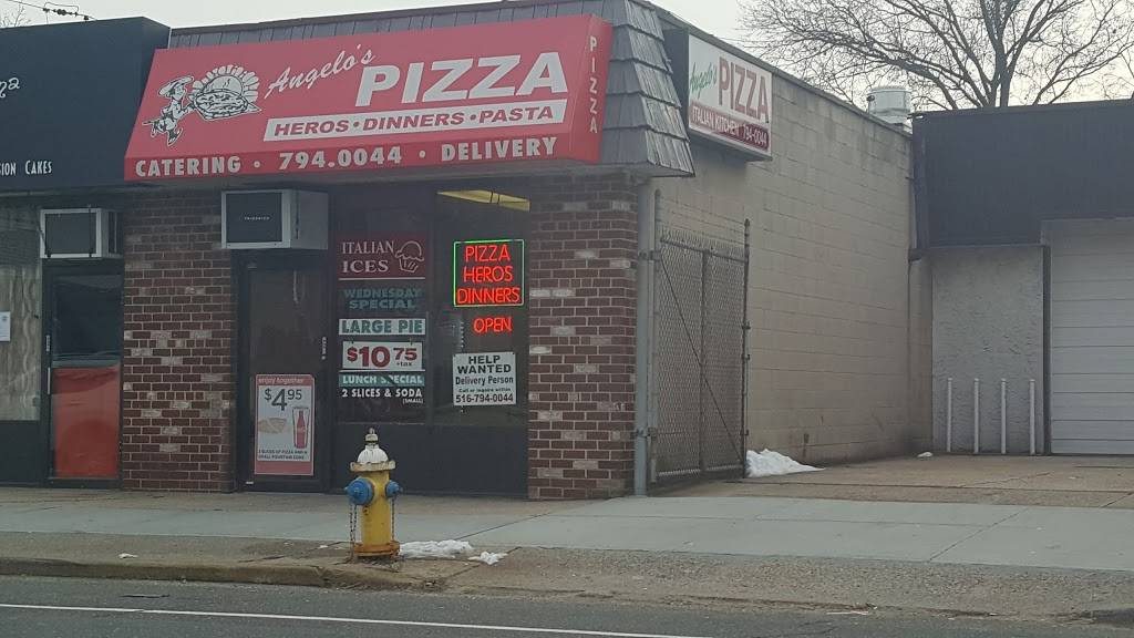 Angelos Pizza | restaurant | 548 E Meadow Ave, East Meadow, NY 11554, USA | 5167940044 OR +1 516-794-0044
