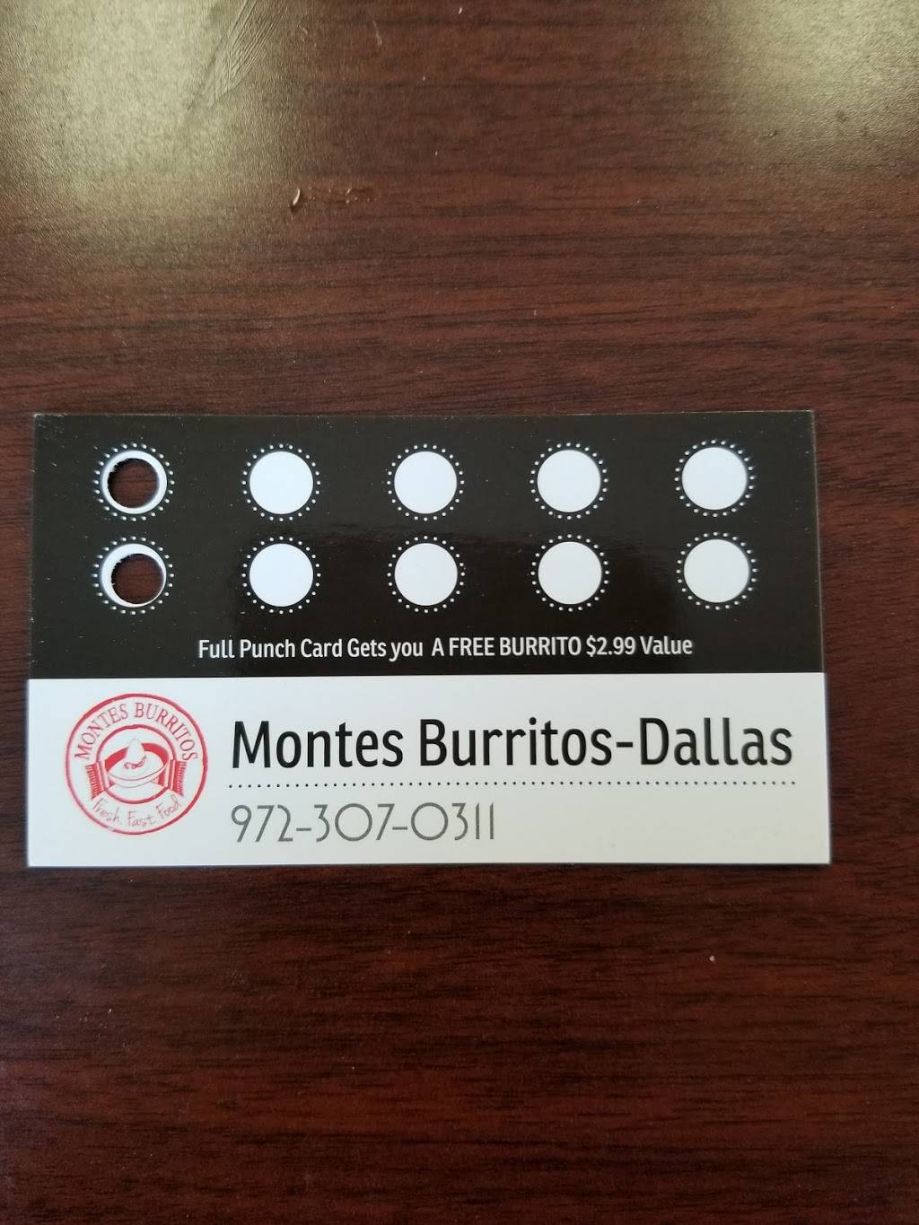 Montes Burritos- Dallas | restaurant | 19059 Marsh Ln, Dallas, TX 75287, USA | 9723070311 OR +1 972-307-0311