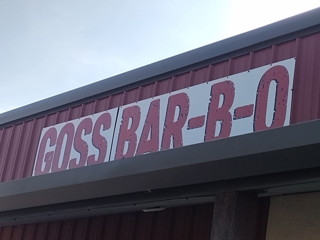 Goss Bar-B-Q | restaurant | 18484 TX-80, Belmont, TX 78604, USA | 8304243334 OR +1 830-424-3334