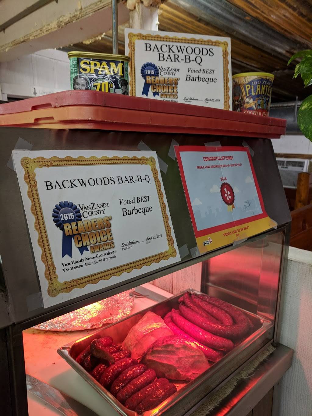 Backwoods Bar-B-Que | restaurant | 630 W TX-243, Canton, TX 75103, USA | 9035676253 OR +1 903-567-6253