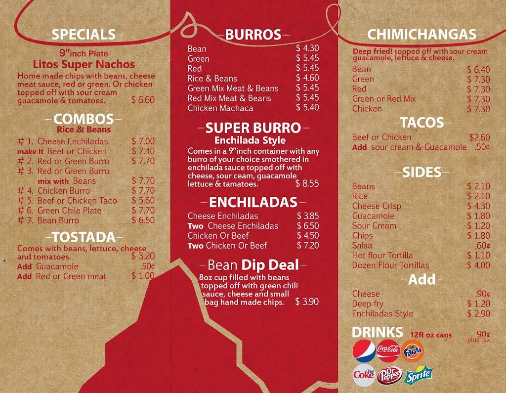 Litos Fine Mexican Food | restaurant | 4720 W Olive Ave, Glendale, AZ 85302, USA | 6239300458 OR +1 623-930-0458