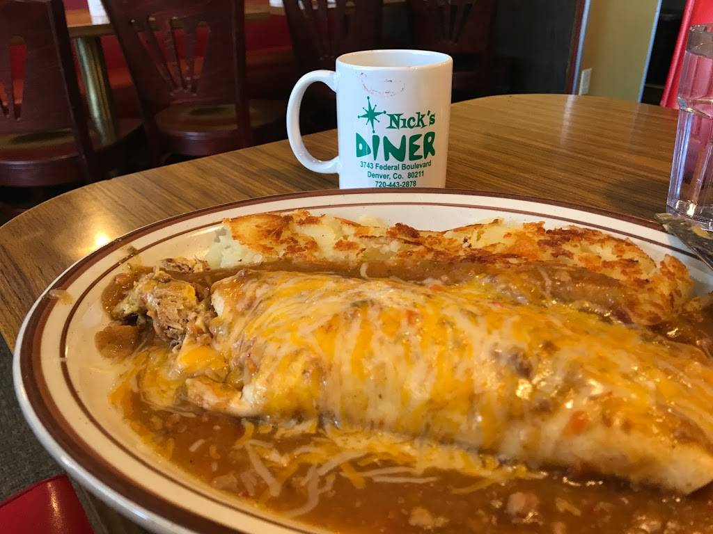 Nicks Diner | restaurant | 3743 Federal Blvd, Denver, CO 80211, USA | 7204432878 OR +1 720-443-2878