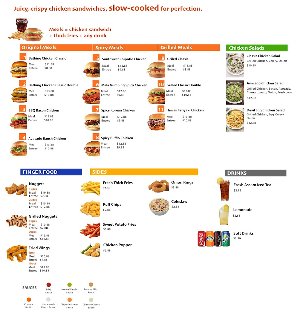 Bathing Chicken | meal takeaway | 1501 N C St, Sacramento, CA 95811, USA | 2797864419 OR +1 279-786-4419