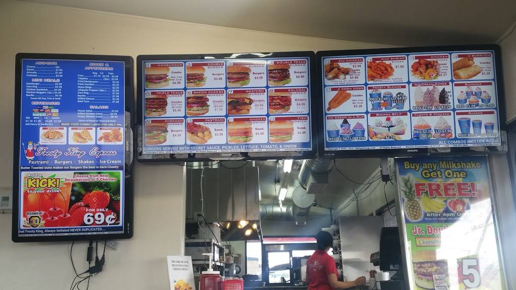 Frosty King Express | restaurant | 1605 E Brundage Ln, Bakersfield, CA 93307, USA | 6616339017 OR +1 661-633-9017