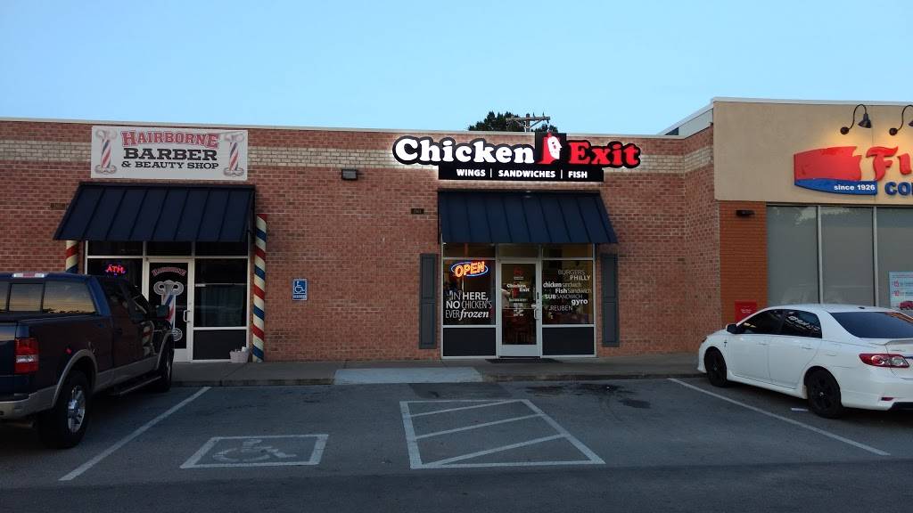 Chicken Exit | restaurant | 2863 Fort Campbell Blvd, Clarksville, TN 37042, USA | 9315465121 OR +1 931-546-5121