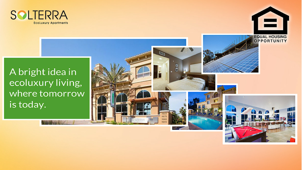 Solterra Ecoluxury Apartments at Scripps Highlands San Diego | restaurant | 9865 Erma Rd, San Diego, CA 92131, USA | 8584444500 OR +1 858-444-4500