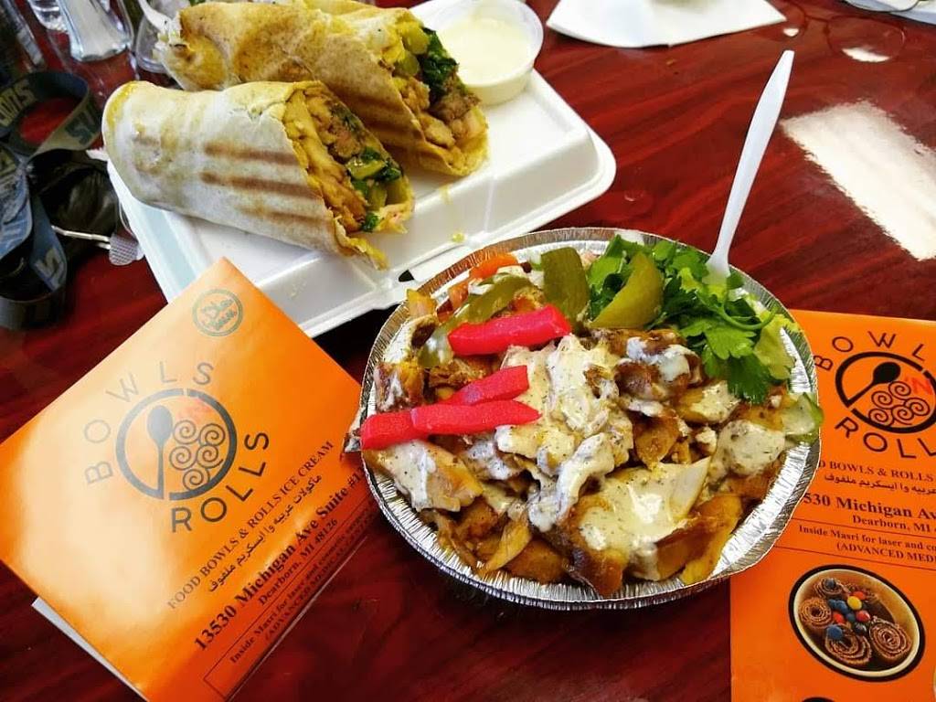 Bowls & Rolls | restaurant | 13530 Michigan Ave, Dearborn, MI 48126, USA | 3134062274 OR +1 313-406-2274