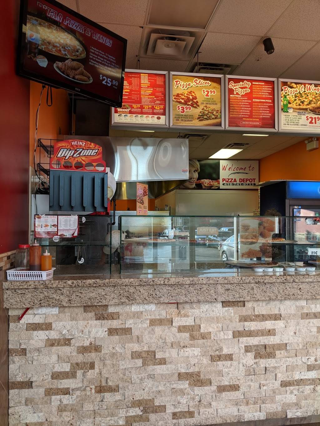 Pizza Depot | meal takeaway | 2013 Lawrence Ave W, York, ON M9N 1H4, Canada | 4167419711 OR +1 416-741-9711