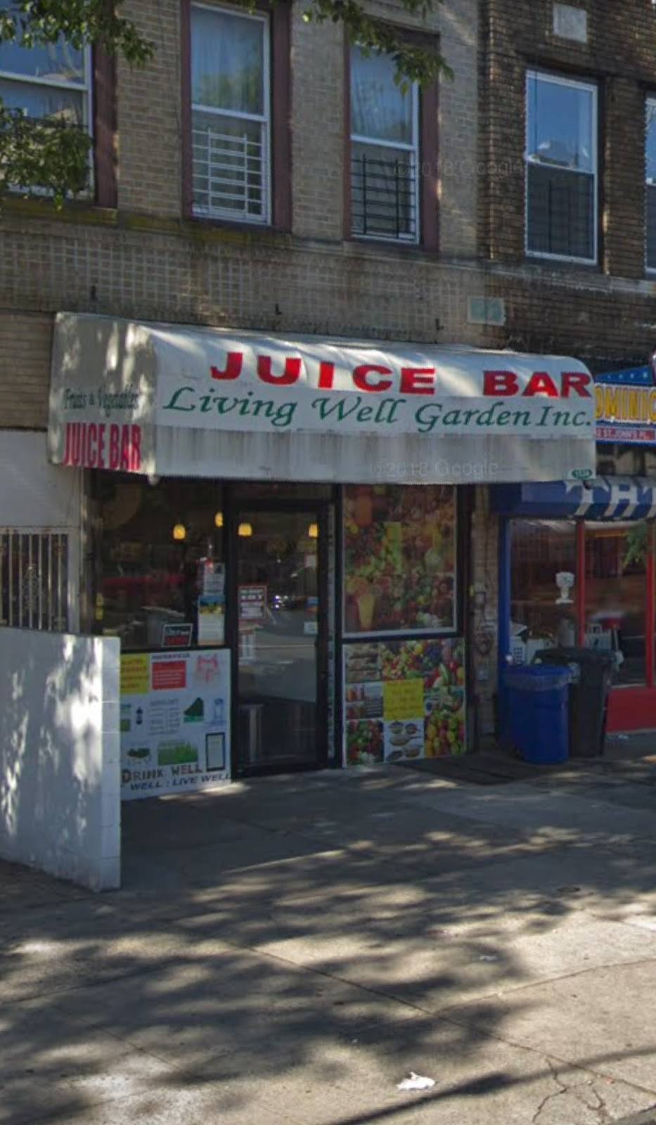 Living Well Garden Juice Bar | restaurant | 1534 St Johns Pl, Brooklyn, NY 11213, USA | 7184840860 OR +1 718-484-0860