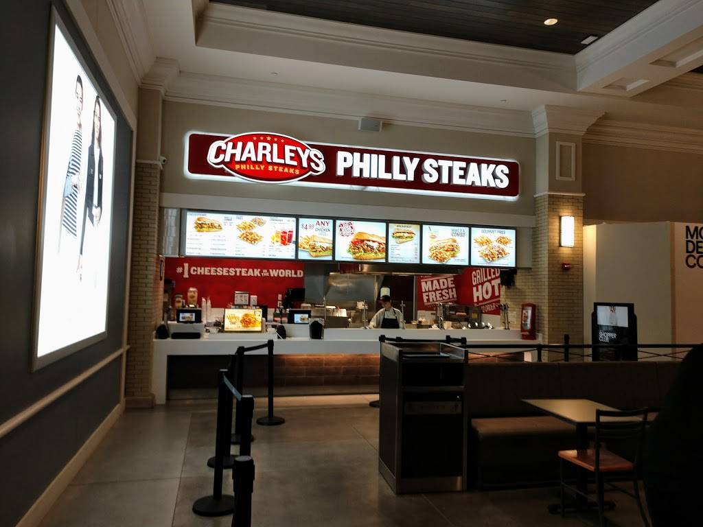 Charleys Philly Steaks | restaurant | 1600 Premium Outlets Blvd, Norfolk, VA 23502, USA | 3176361600 OR +1 317-636-1600