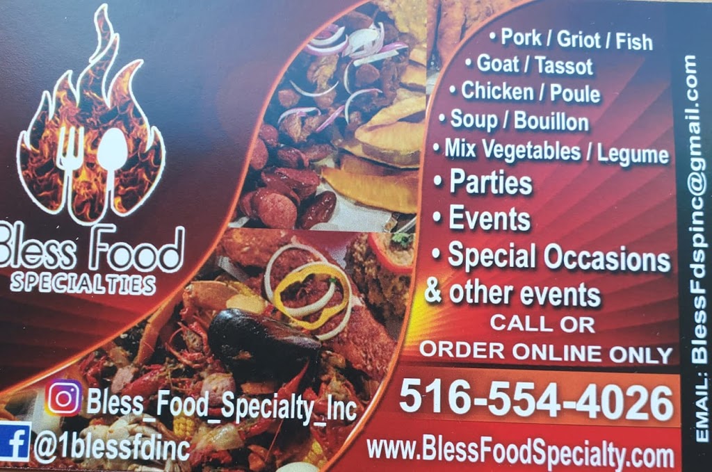 Bless Food Specialty | restaurant | 961 SW 117th Way, Davie, FL 33325, USA | 5165544026 OR +1 516-554-4026
