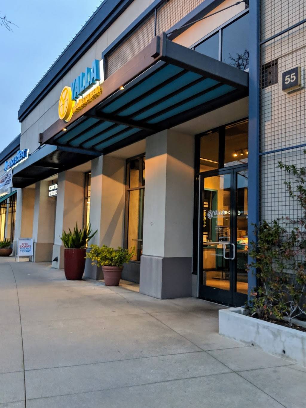 Yalla Mediterranean | restaurant | 55 Crescent Dr Suite F, Pleasant Hill, CA 94523, USA | 9258258644 OR +1 925-825-8644