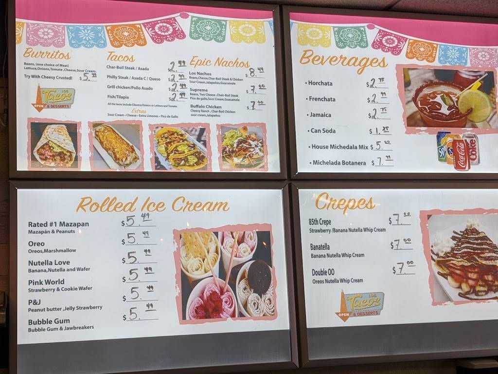 Los Tacos & Desserts | restaurant | 8548 S Commercial Ave, Chicago, IL 60617, USA | 7733594000 OR +1 773-359-4000