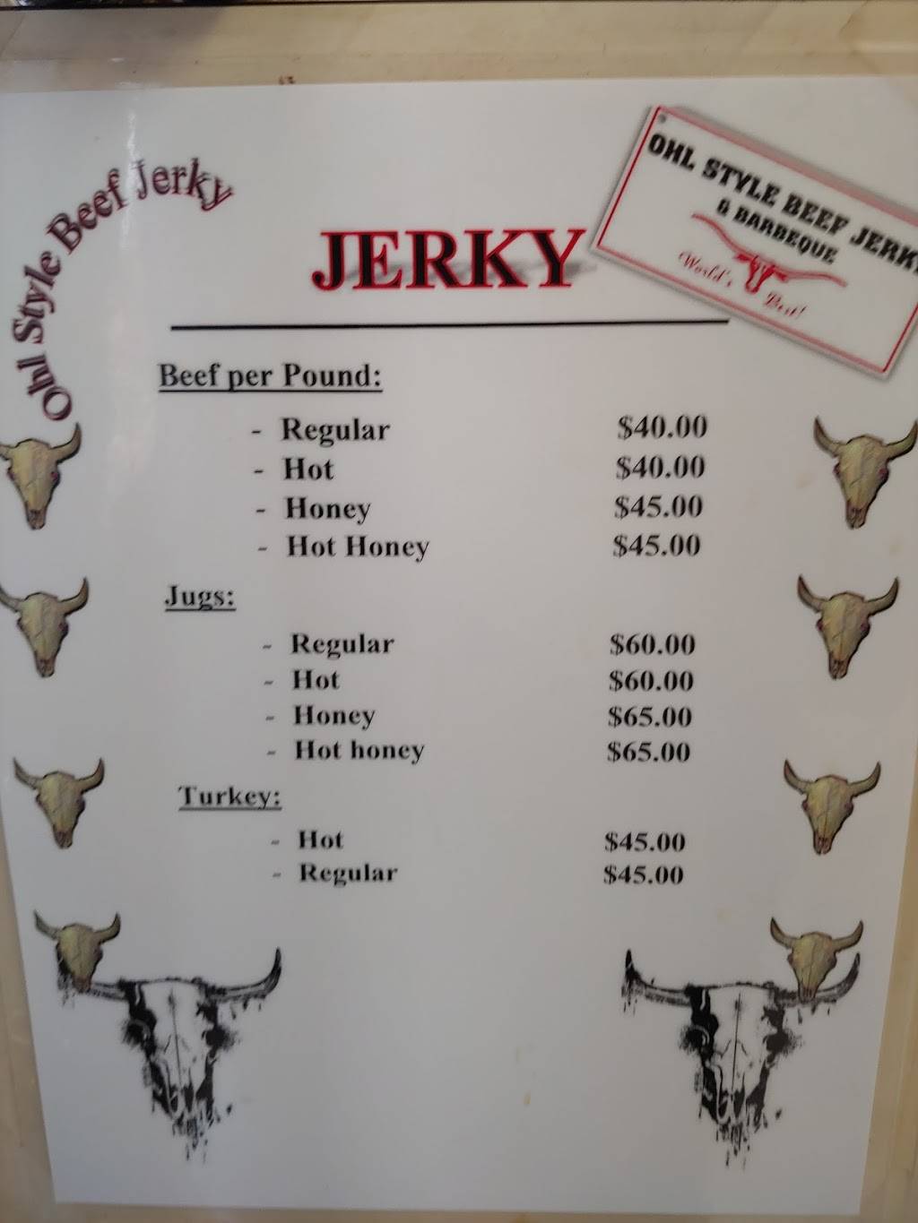 Ohl Style Beef Jerky | restaurant | 3109 School St, Needville, TX 77461, USA | 9797935440 OR +1 979-793-5440