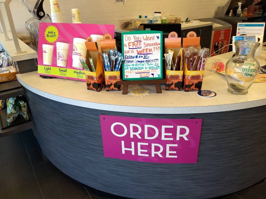 Planet Smoothie | restaurant | 4805 Canton Rd Ste 300, Marietta, GA 30066, USA | 7707638956 OR +1 770-763-8956
