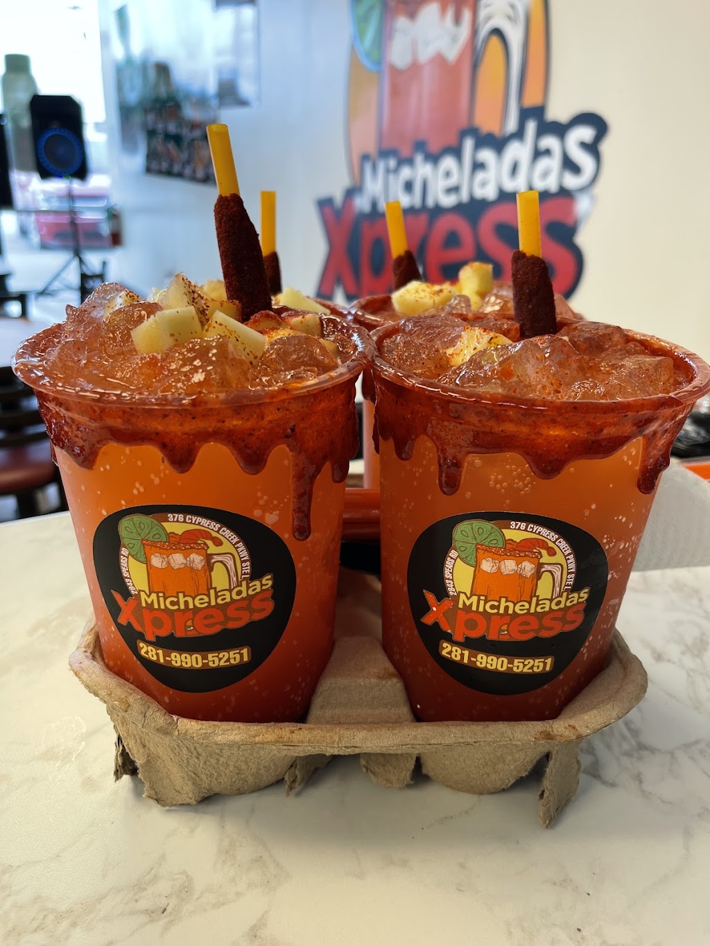 Micheladas Xpress #2 | restaurant | 376 Cypress Creek Pkwy Suite L, Houston, TX 77090, USA | 2819905251 OR +1 281-990-5251
