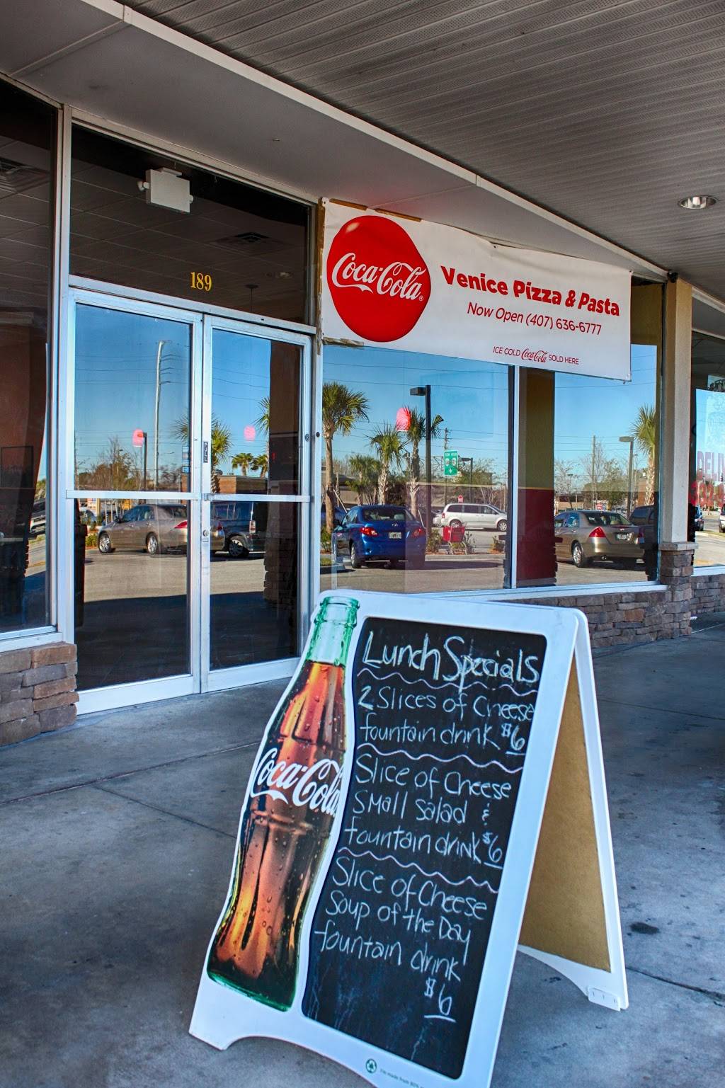 Venice Pizza & Pasta | restaurant | 189 FL-436, Fern Park, FL 32730, USA | 4076366777 OR +1 407-636-6777