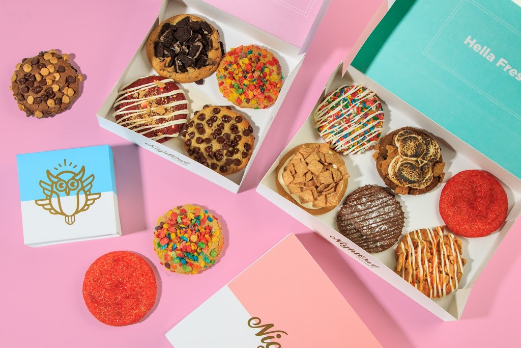 Night Owl Cookies | restaurant | 13505 Biscayne Blvd, North Miami Beach, FL 33181, USA | 7865659125 OR +1 786-565-9125