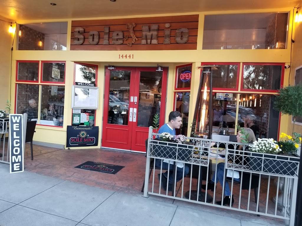 Sole Mio Ristorante Italiano | restaurant | 14441 Big Basin Way, Saratoga, CA 95070, USA | 4087411518 OR +1 408-741-1518