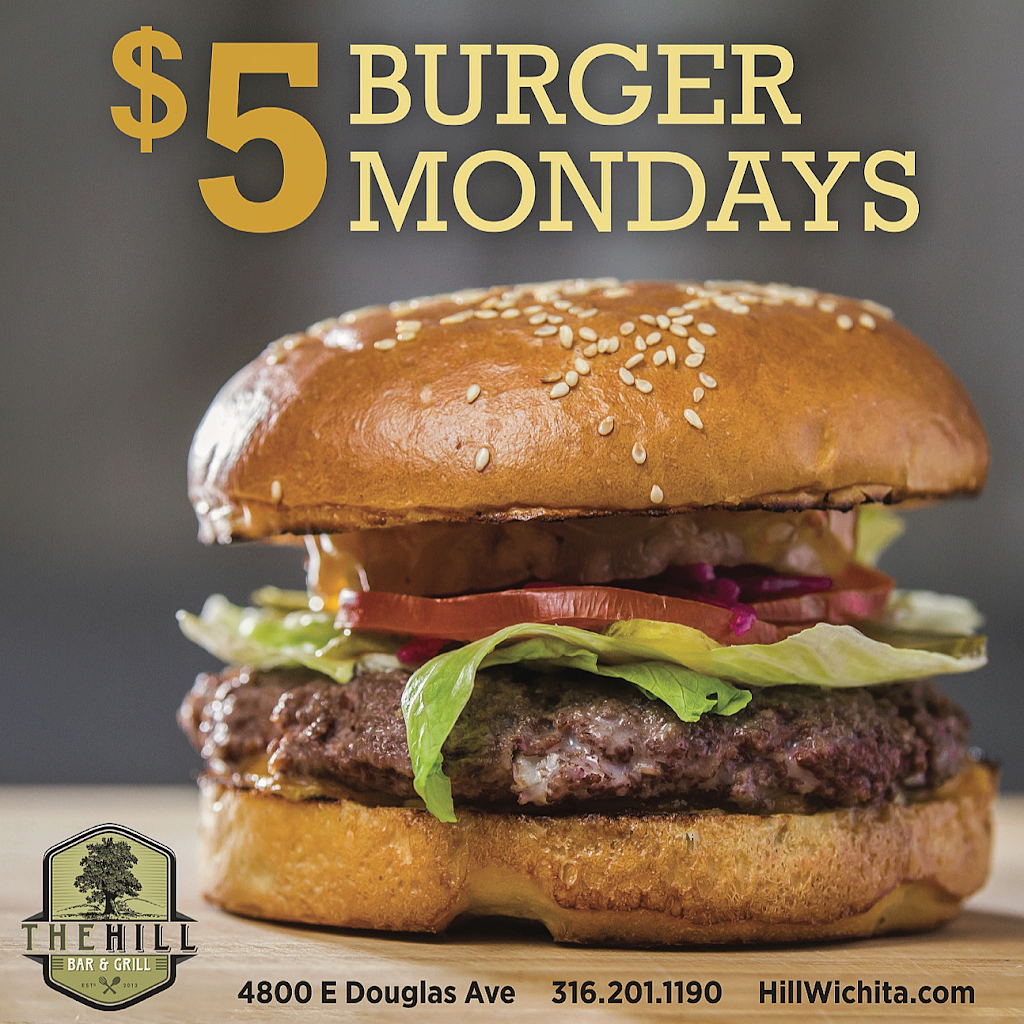 The Hill Bar & Grill | restaurant | 4800 E Douglas Ave, Wichita, KS 67208, USA | 3162011190 OR +1 316-201-1190