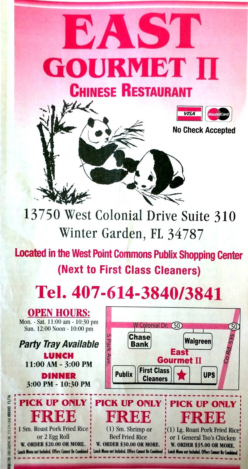 East Gourmet | restaurant | West Point Commons Publix Shopping Center, 13750 W Colonial Dr #310, Winter Garden, FL 34787, USA | 4076143840 OR +1 407-614-3840