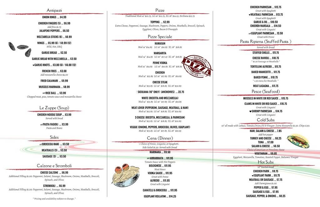 Enzos Pizza and Grill | restaurant | 522 Saddle River Rd, Saddle Brook, NJ 07663, USA | 2018800555 OR +1 201-880-0555