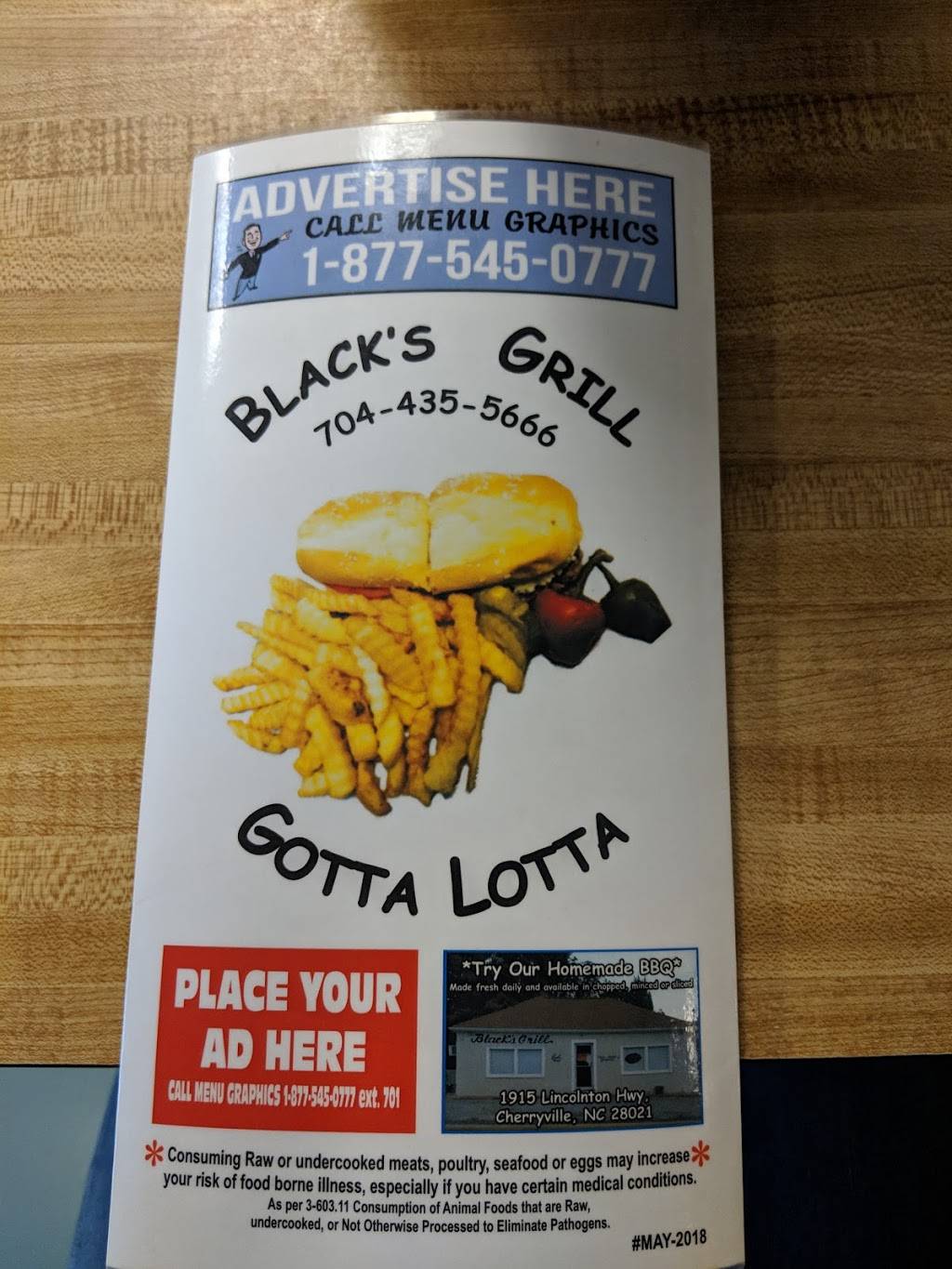 Blacks Grill | restaurant | 1915 Lincolnton Hwy, Cherryville, NC 28021, USA | 7044355666 OR +1 704-435-5666