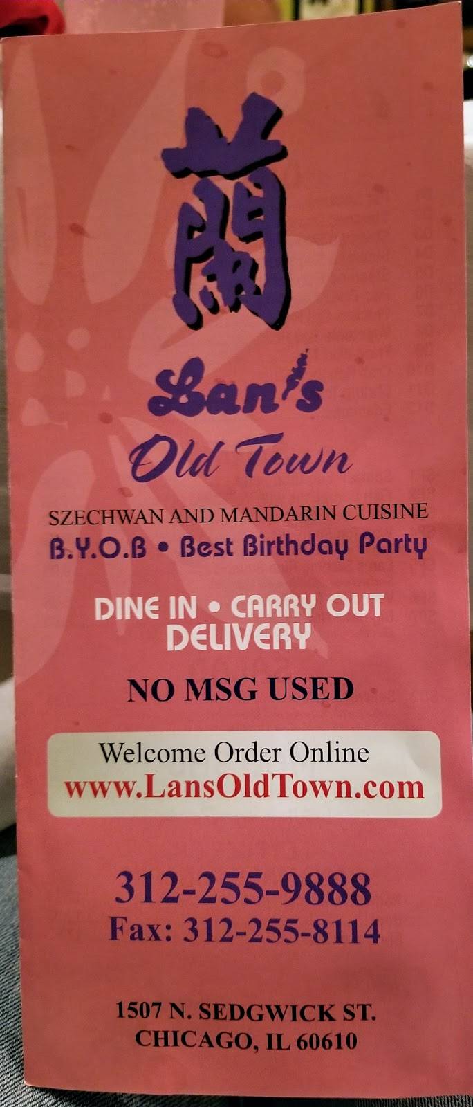 Lans Old Town | meal delivery | 1507 N Sedgwick St, Chicago, IL 60610, USA | 3122559888 OR +1 312-255-9888