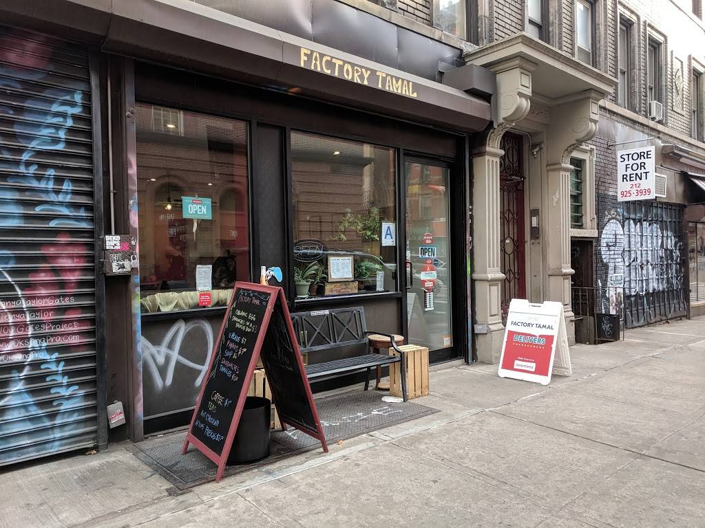 Factory Tamal | restaurant | 34 Ludlow St, New York, NY 10002, USA | 9176915524 OR +1 917-691-5524