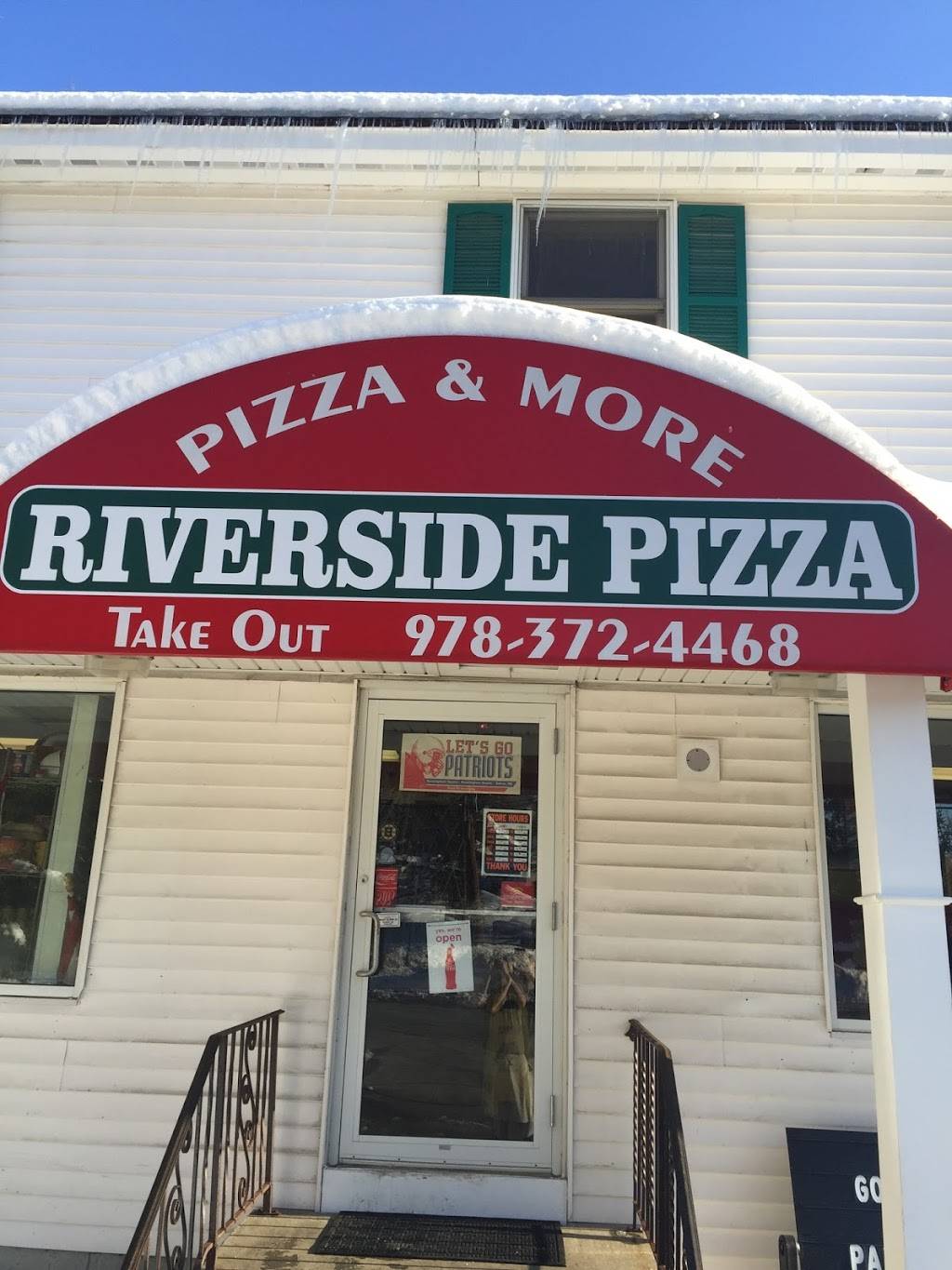 Riverside Pizza | restaurant | 180 Main St, Groveland, MA 01834, USA | 9783724468 OR +1 978-372-4468
