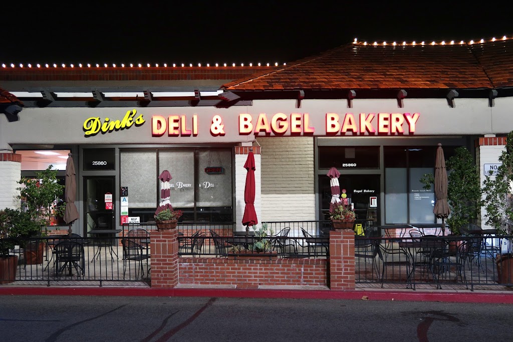 Dinks Deli & Bagel Bakery | bakery | 25860 McBean Pkwy, Santa Clarita, CA 91355, USA | 6612846057 OR +1 661-284-6057