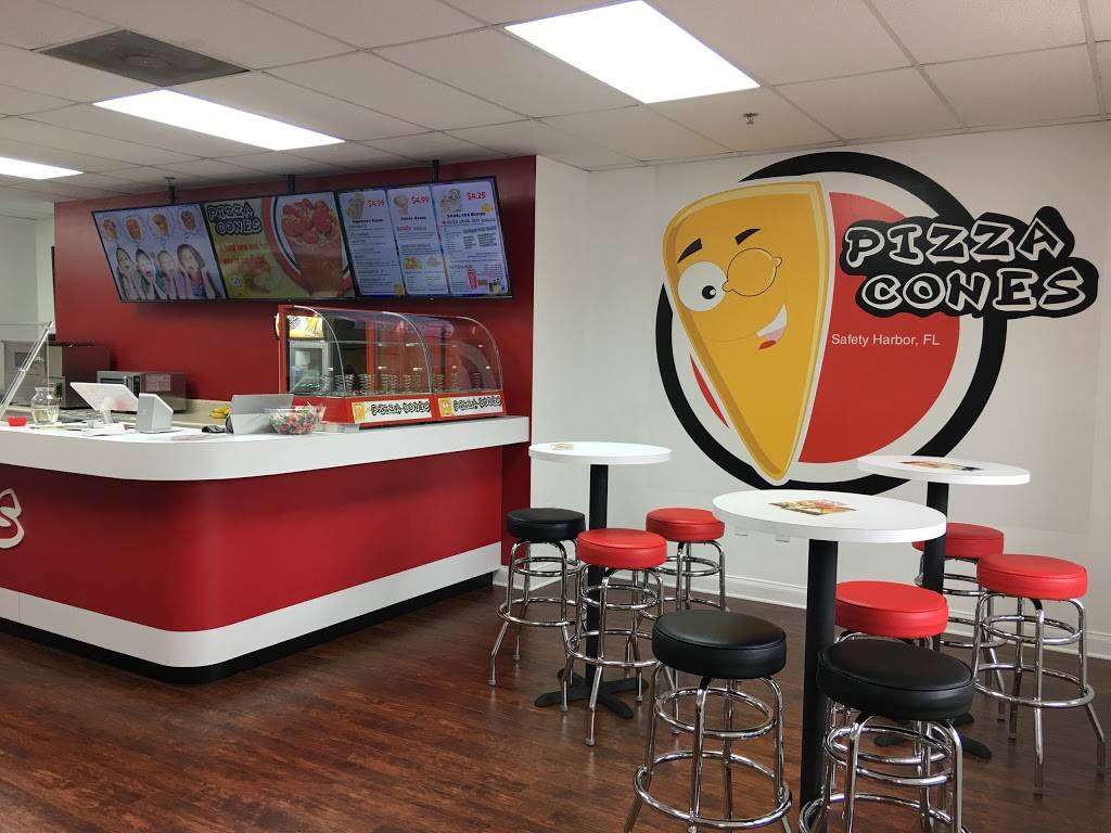 Pizza Cones | restaurant | 500 Main St, Safety Harbor, FL 34695, USA | 7273515878 OR +1 727-351-5878
