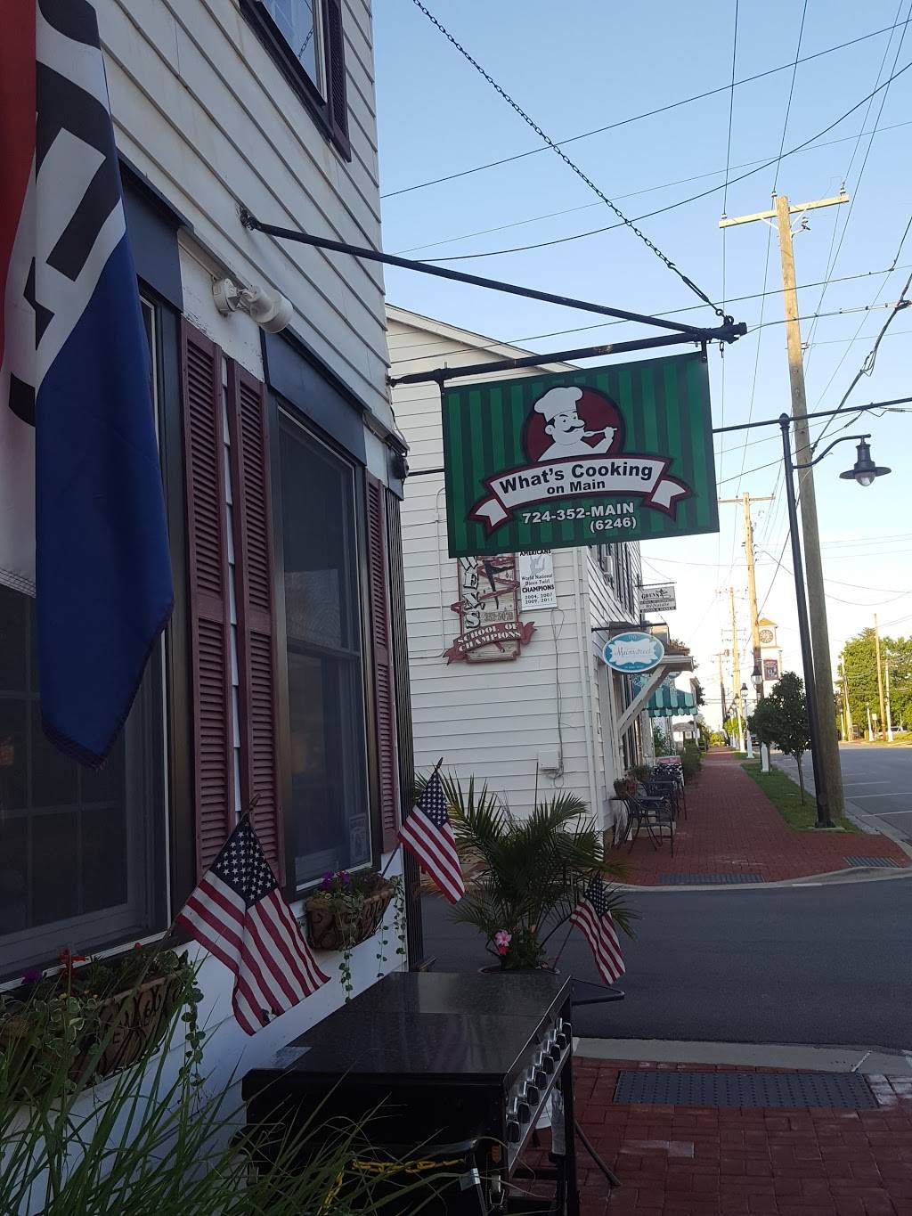 Whats Cooking On Main | restaurant | 210 W Main St, Saxonburg, PA 16056, USA | 7243526246 OR +1 724-352-6246